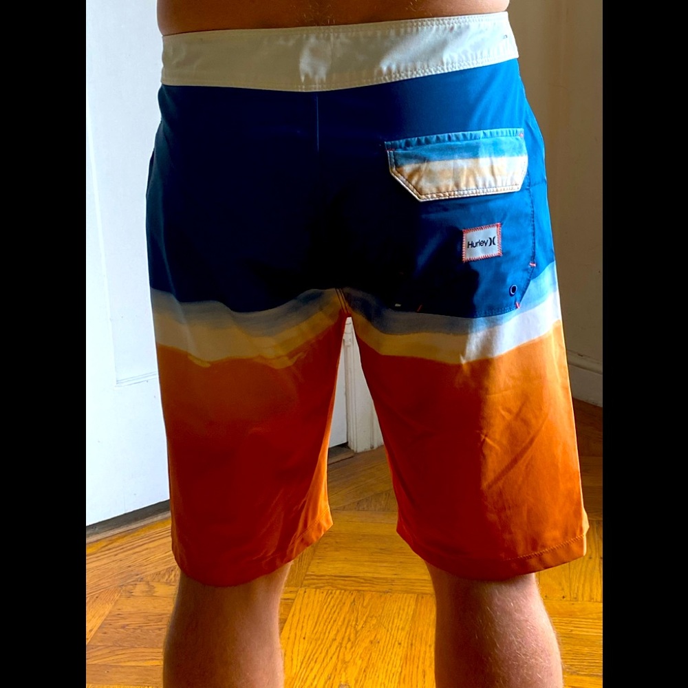 2 Hurley board shorts.  31” waist.